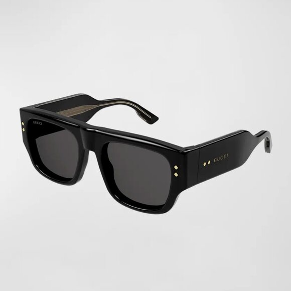 GUCCI Men's Oversized Rectangle Sunglasses - Picture 1 of 5